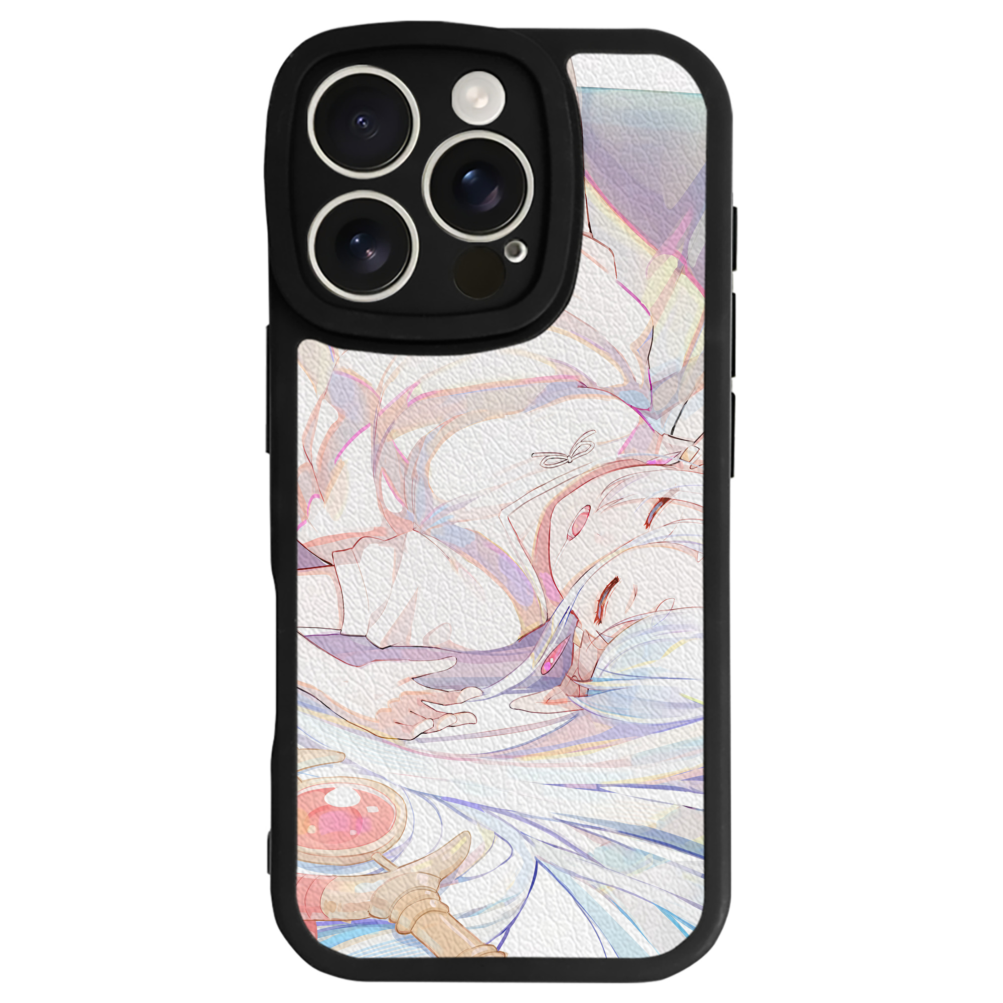 （画像用） 葬送のフリーレン Frieren 【iPhone 16シリーズ対応】シリコンスマホケース（レザー調） 材質：シリコン
